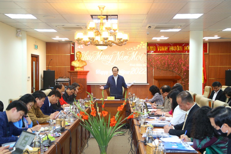 Quang cảnh buổi làm việc của Bộ trưởng Bộ L với Cục Trẻ em