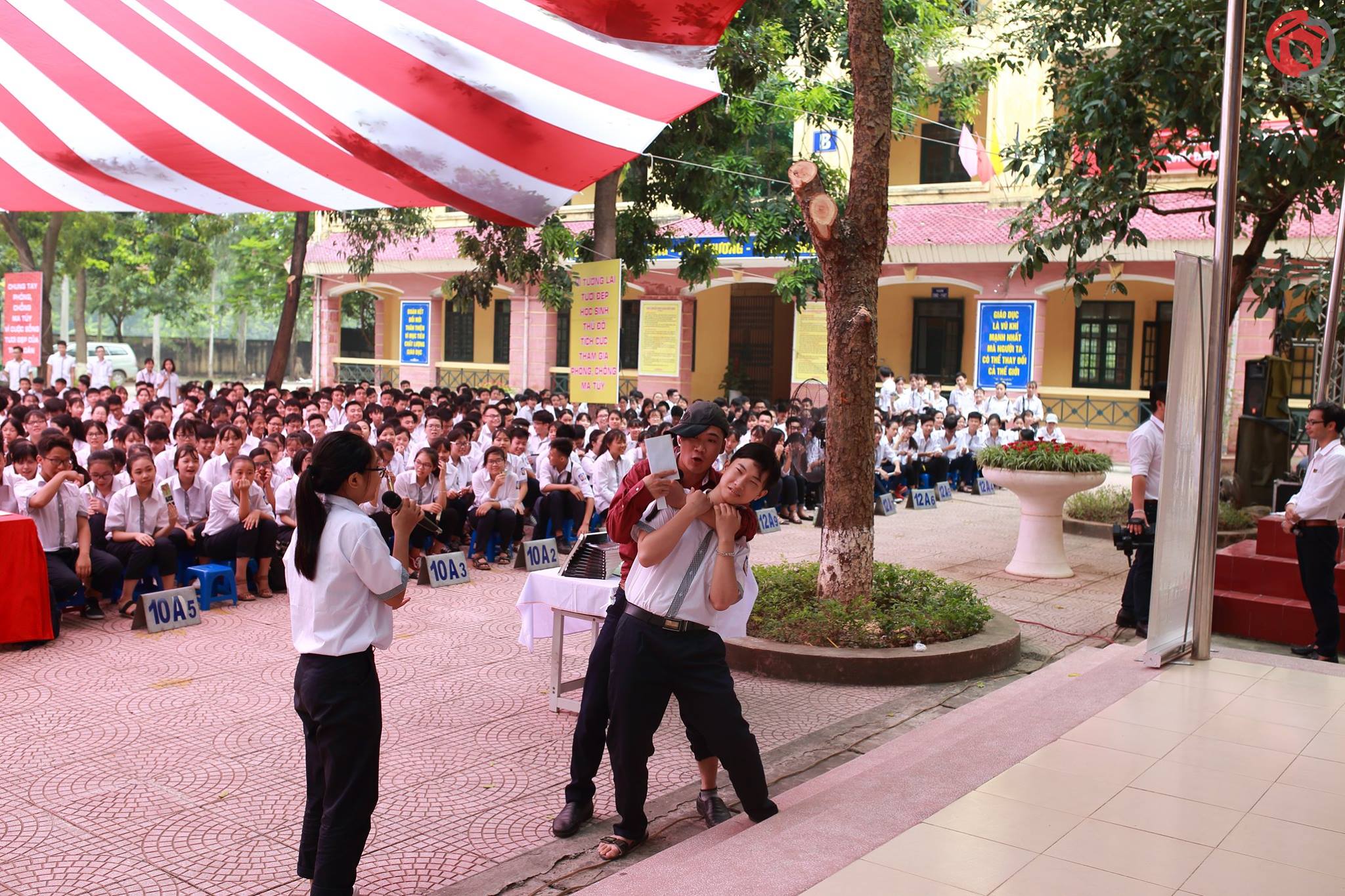 Một buổi tuyên truyền phòng chống ma tuý cho học sinh của Viện MSD	Ảnh: MSD