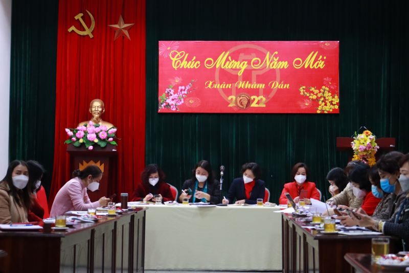 Hội nghị giao  ban l&atilde;nh đạo quận, huyện, thị x&atilde; v&agrave; đơn vị trực thuộc đầu ti&ecirc;n sau Tết Nguy&ecirc;n đ&aacute;n Nh&acirc;m Dần 2022