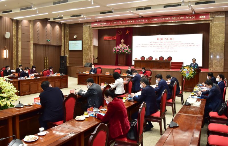 Quang cảnh buổi lễ ký kết hợp tác 4 cơ quan