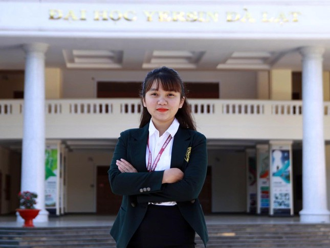 Võ Thị Văn Minh là nữ sinh năng động của Trường Đại học Yersin Đà Lạt