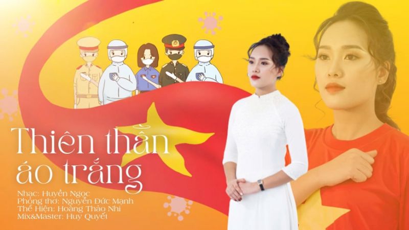 Nhiều ca khúc về “chiến sĩ áo trắng” đã được ra mắt trong mùa dịch	Ảnh: NV