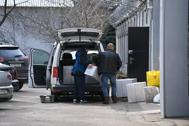 Sứ quán Nga ở Kiev.