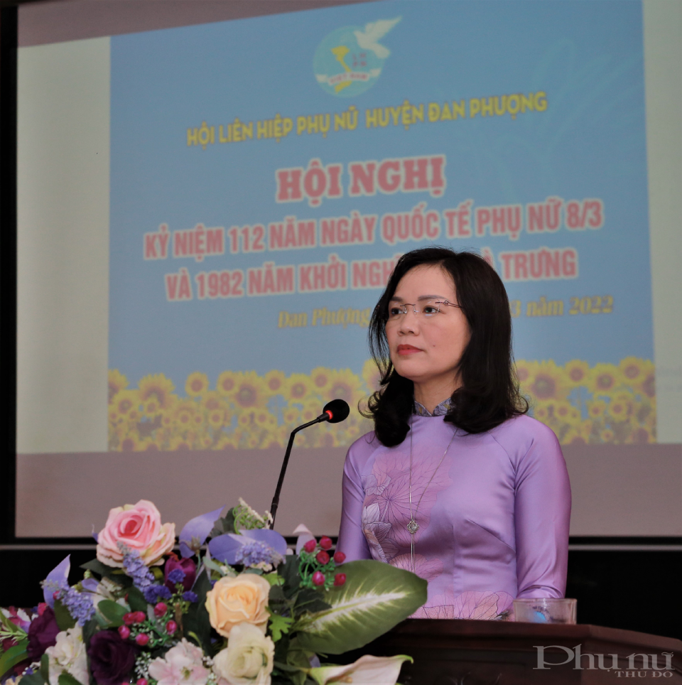 Đồng chí Nguyễn Thị Bảy nhấn mạnh, từ thuở hồng hoang của dân tộc, hình ảnh người Phụ nữ Việt Nam đã xuất hiện sống động và hào hùng, để lại những dấu ấn kiên trung trên từng trang sử bất diệt.