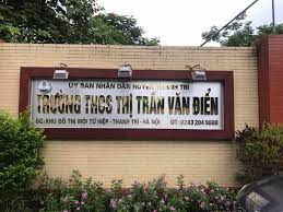 Trường THCS thị trấn Văn Điển-nơi xảy ra sự việc