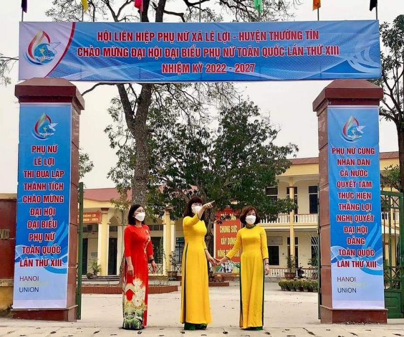 Phụ nữ Thủ đô sôi nổi hưởng ứng "Tuần lễ áo dài" năm 2022 - ảnh 7