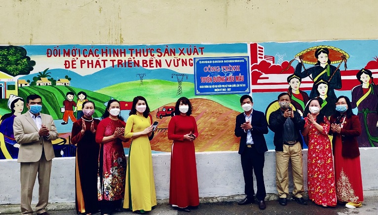 Đây là những công trình thiết thực chào mừng các sự kiện , ngày lễ lớn trong tháng 3 và chào mừng Đại hội PNTQ lần thứ XIII