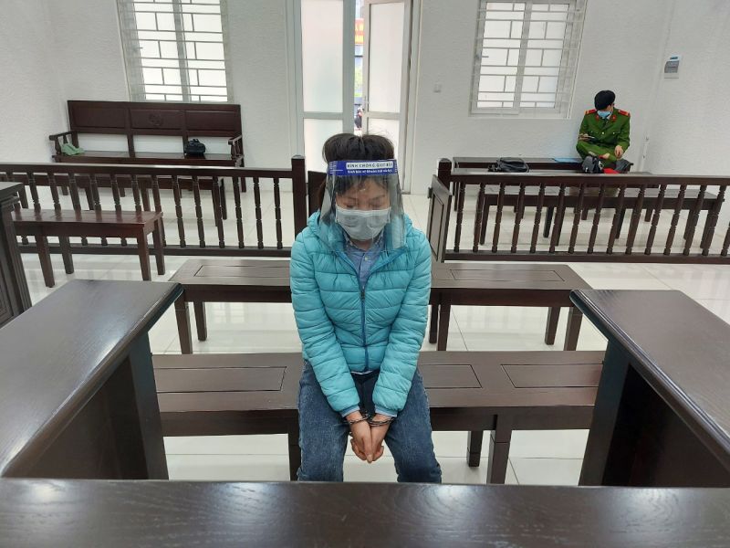 Bị cáo Trần Thị Nữ trước toà