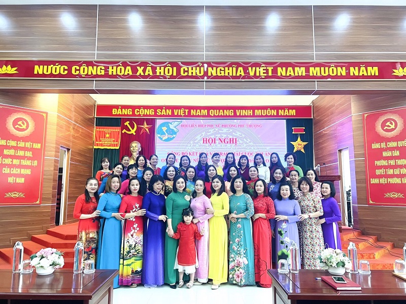 Đây là lần đầu tiên Hội LHPN phường Phú Thượng tổ chức Cuộc thi ảnh áo dài trên mạng xã hội Facebook