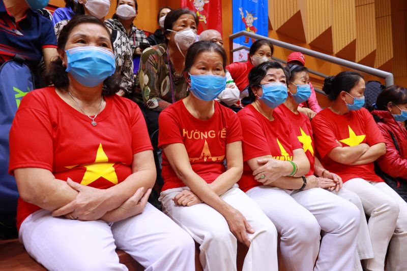 Các cổ động viên tại Ngày hội