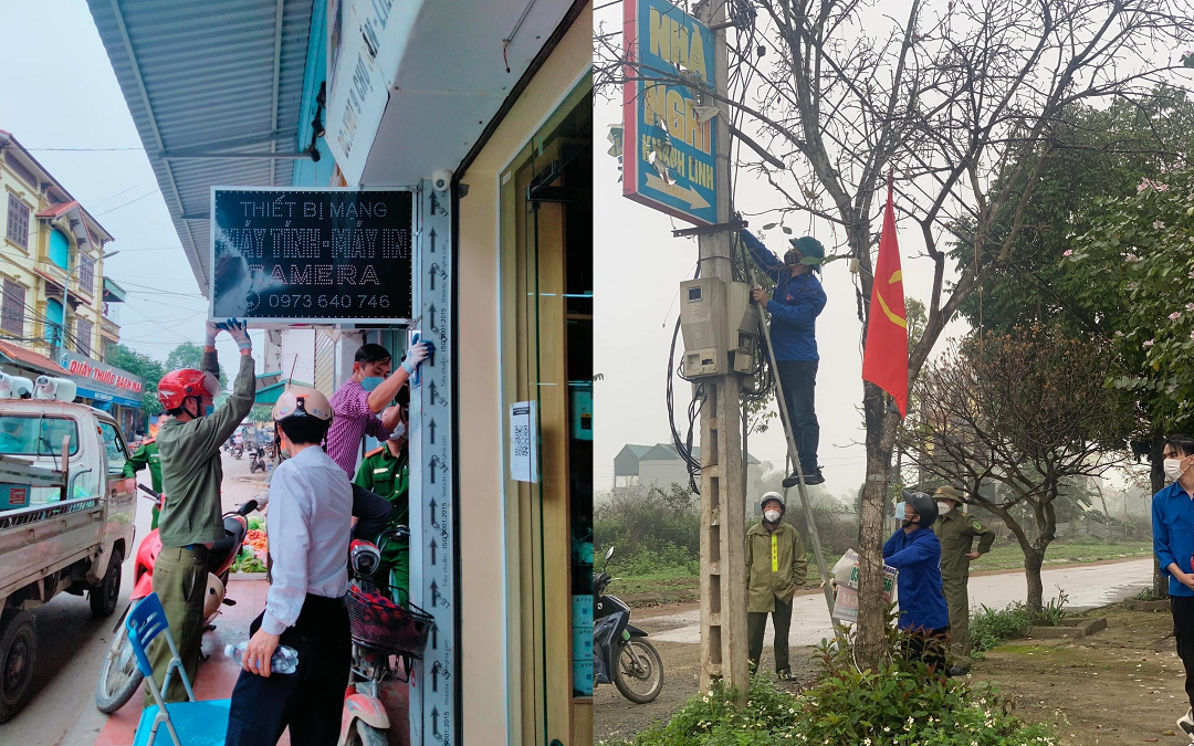 Tháo dỡ biển quảng cáo, biển hiệu sai quy định