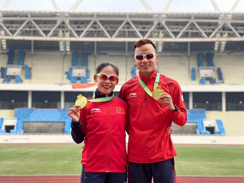 Chị em VĐV Thanh Phúc-Thành Ngưng