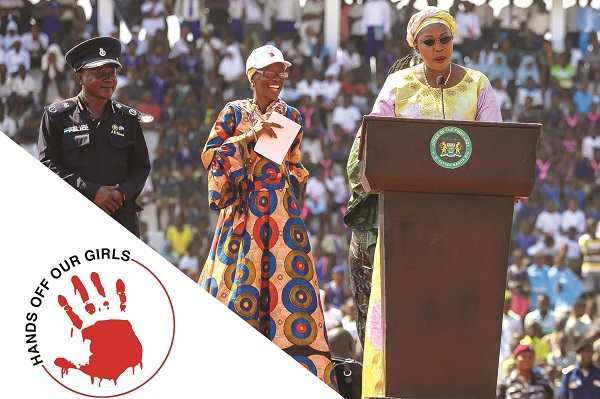 Đệ nhất phu nhân, Fatima phát động chiến dịch “Hands Off Our Girls”Ảnh: Forbes. Đệ nhất phu nhân, Fatima phát động chiến dịch “Hands Off Our Girls”Ảnh: Forbes.