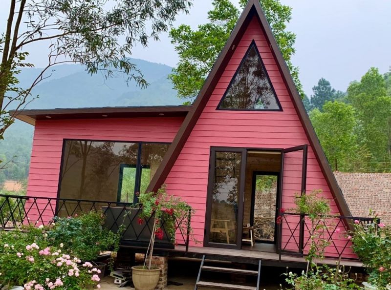 Nhà ở trong cụm công trình nghỉ dưỡng homestay