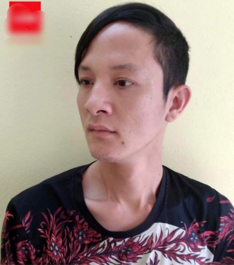 Đối tượng Cường tại cơ quan điều tra