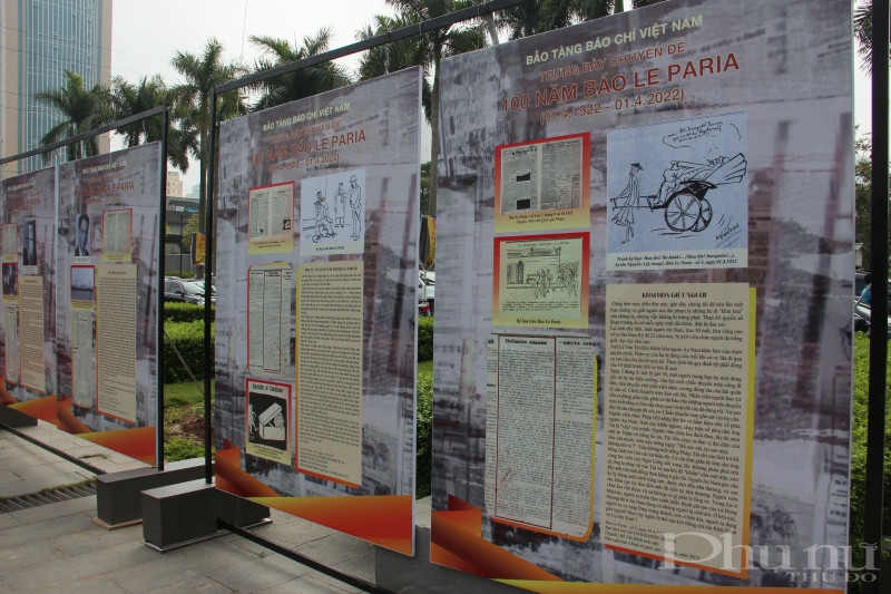 Không gian trưng bày 100 năm báo