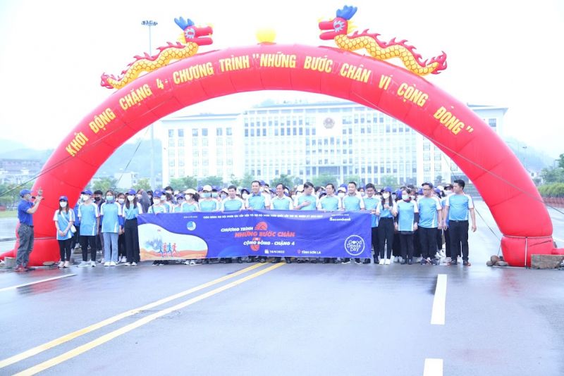 Năm 2022, Chương trình sẽ được triển khai 5 chặng, trong đó chặng 4 - Chương trình “Những bước chân vì cộng đồng” được triển khai từ ngày 16/4 đến hết ngày 8/5 và được phát động cấp Trung ương tại tỉnh Sơn La