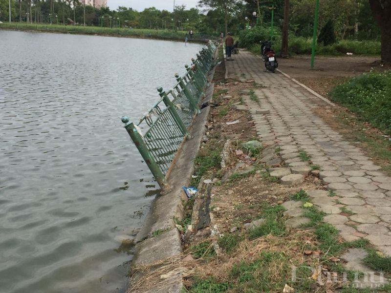 Nhiều năm các hạng mục bị xuống cấp mà không được duy tu, bảo dưỡng.