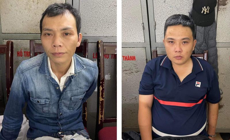 Các đối tượng tại cơ quan công an