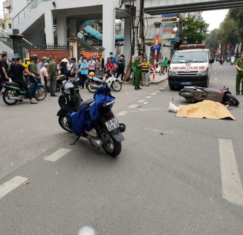 Hiện trường vụ tai nạn