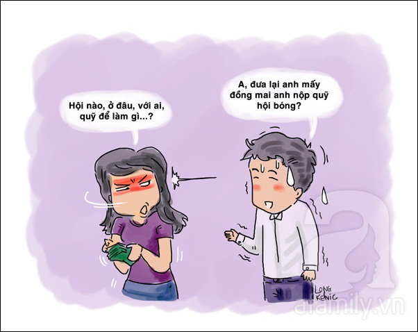 Nhiều người vợ khó khăn khi đưa tiền cho chồng chi tiêu nhu cầu cá nhân dẫn đến việc chồng âm thầm lập “quỹ đen” 	ảnh minh họa