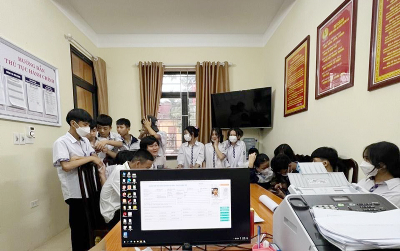 Tại Công an huyện Chương Mỹ.