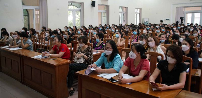 Hội nghị với sự tham gia của đông đảo hội viên đến từ 8 phường thuộc quận Cầu Giấy