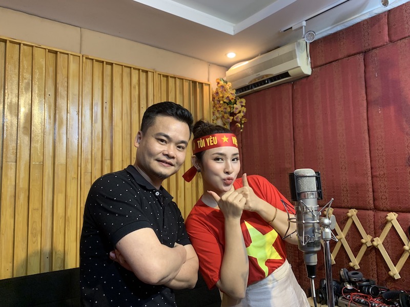 Nhạc sĩ Kiên Ninh và ca sĩ Bảo Trâm