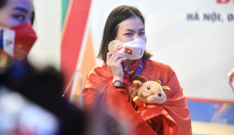Chia sẻ sau trận đấu, VĐV Ngô Phương Mai cho biết cô rất hạnh phúc vì giành tấm huy chương đầu tiên cho thể thao ViTôi cũng thấy bất ngờ vì thành tích của mình. Tấm huy chương Đồng nằm ngoài dự kiến của tôi.