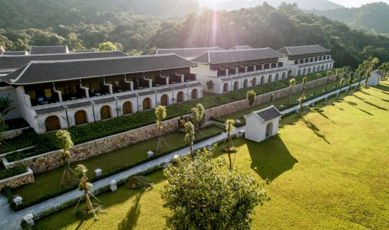 Cảnh quan kỳ vĩ tại Yên Tử tạo điều kiện thoải mái cho các vận động viên thi tài