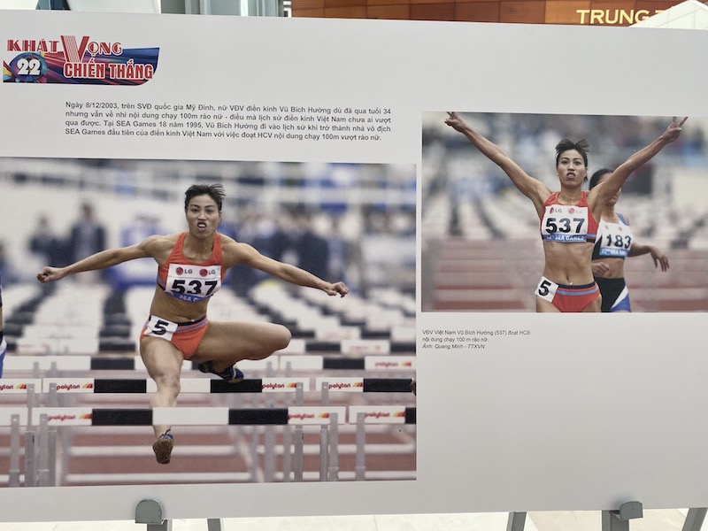 Hình ảnh các nữ VĐV đã nỗ lực hết mình để đem vinh quang về cho Việt Nam khiến người xem không khỏi xúc động