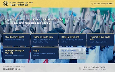 Hà Nội tuyển sinh đầu cấp trực tuyến: Tăng tiện ích, giảm phiền hà cho cha mẹ học sinh - ảnh 1