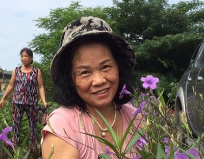 “Đường nở hoa” ven bờ sông Nhuệ - ảnh 1