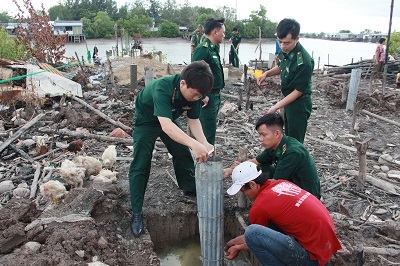 Thăm, làm việc với Bộ đội Biên phòng tỉnh Cà Mau, Bạc Liêu - ảnh 2