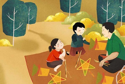 Lồng đèn Trung thu của ba - ảnh 1