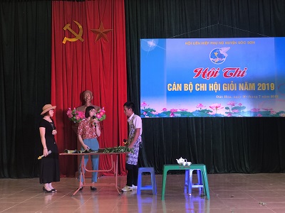 Hội LHPN huyện Sóc Sơn thi Chi hội trưởng phụ nữ giỏi - ảnh 3