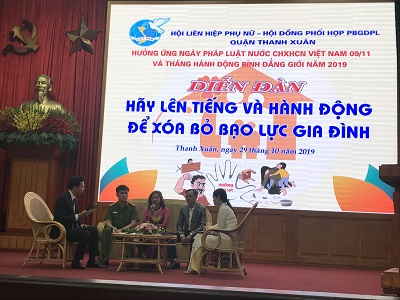 Cùng lên tiếng chống bạo lực gia đình - ảnh 1