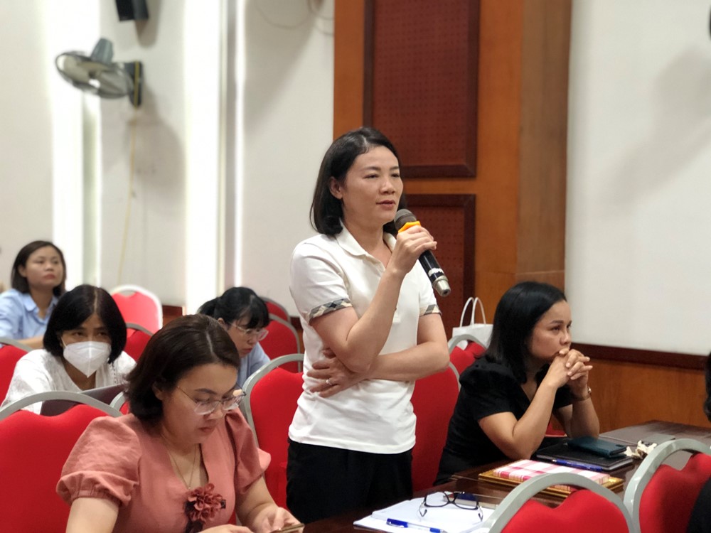 Cán bộ, hội viên phụ nữ Thủ đô tìm hiểu Cuộc vận động Xây dựng gia đình 5 không, 3 sạch - ảnh 3