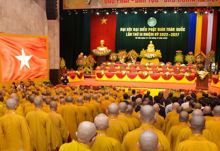 Đại hội đại biểu Phật giáo toàn quốc lần thứ IX diễn ra trọng thể tại Hà Nội - ảnh 3