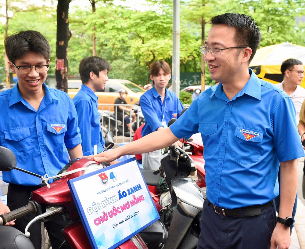 Tuổi trẻ Thủ đô tiếp sức mùa thi tốt nghiệp THPT 2024 - ảnh 2
