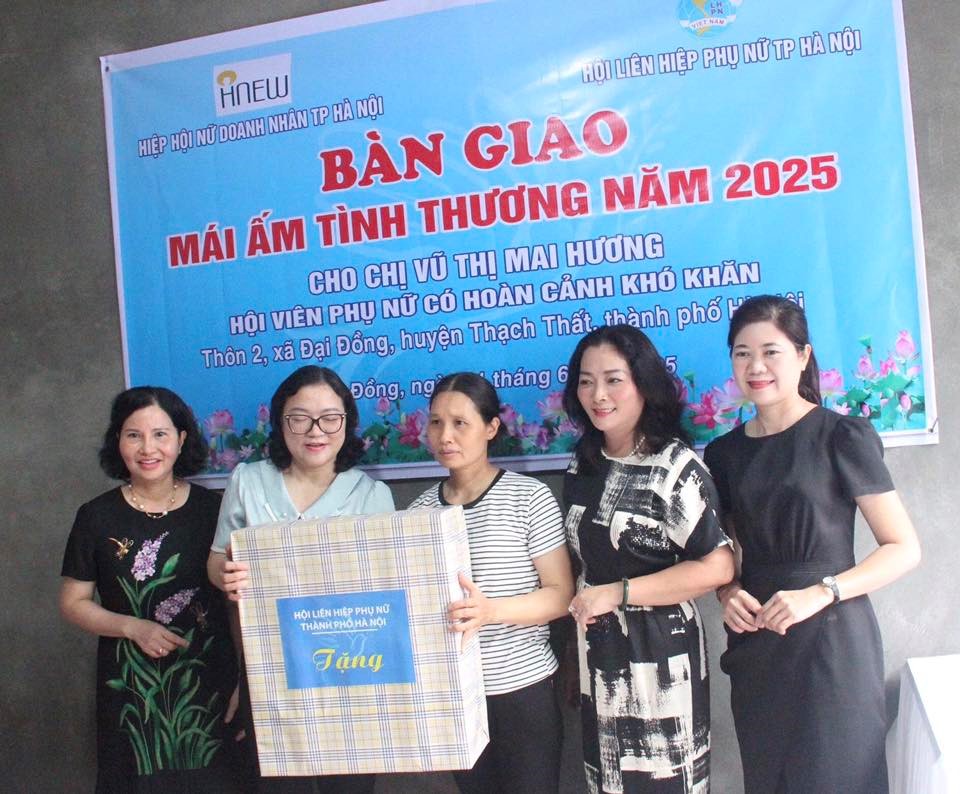 Thêm một mái ấm đến với hội viên phụ nữ khó khăn huyện Thạch Thất - ảnh 1