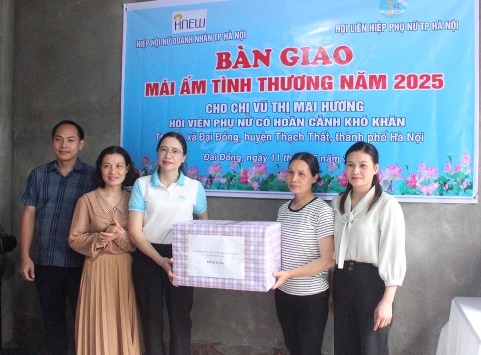 Thêm một mái ấm đến với hội viên phụ nữ khó khăn huyện Thạch Thất - ảnh 3