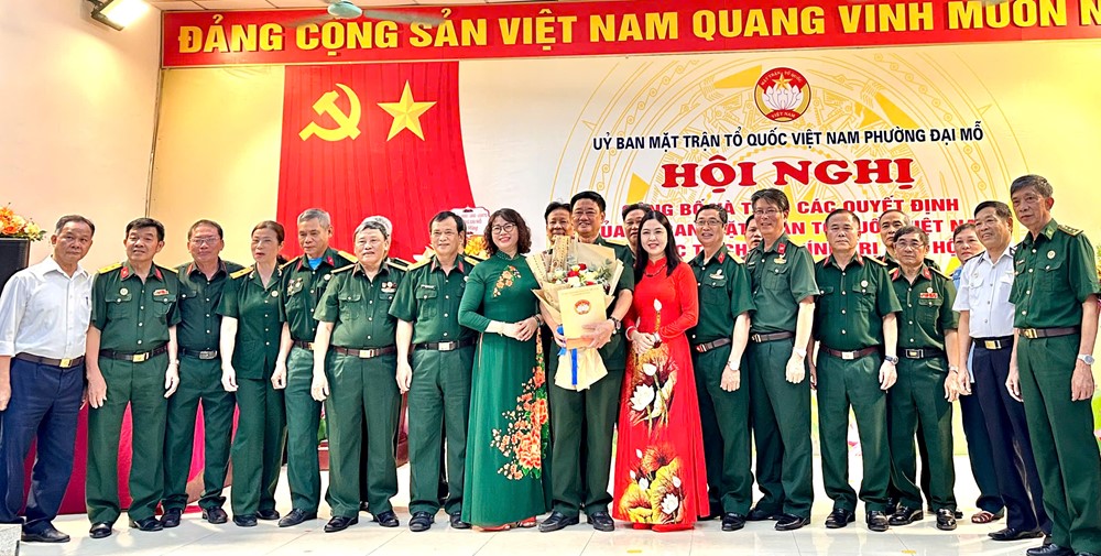 Đồng chí Lê Thị Bích Hà làm Chủ tịch Uỷ ban Mặt trận Tổ quốc Việt Nam phường Đại Mỗ - ảnh 4