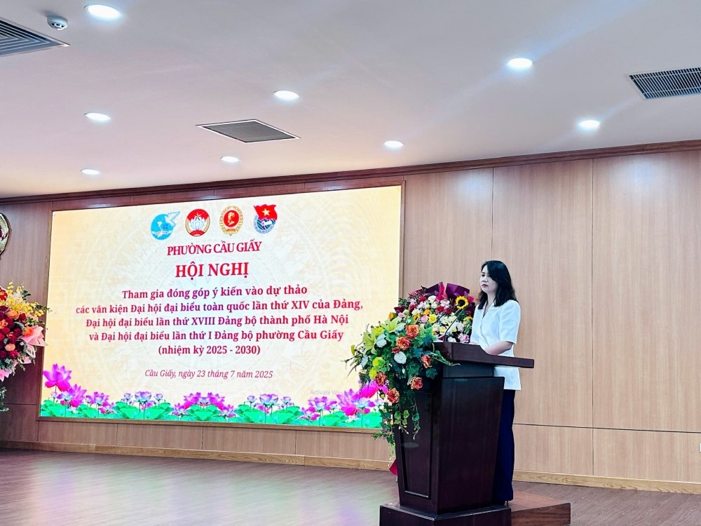 MTTQ phường Cầu Giấy góp ý vào dự thảo văn kiện Đại hội Đảng các cấp - ảnh 3