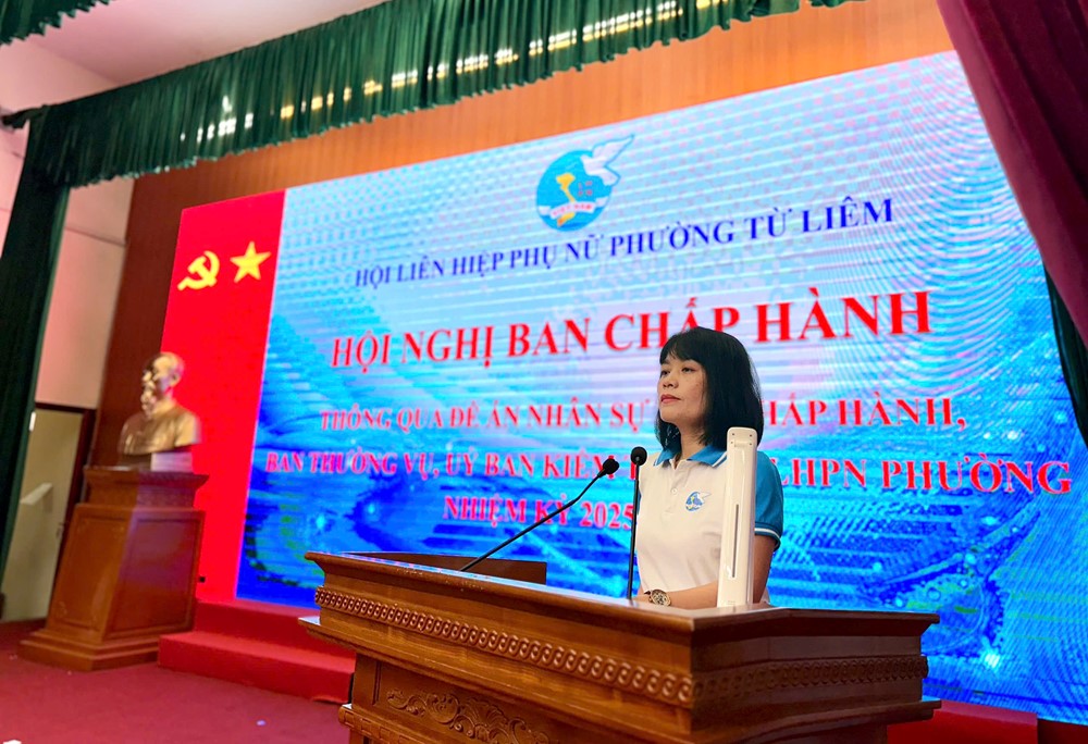 Hội LHPN phường Từ Liêm thông qua Đề án nhân sự nhiệm kỳ mới - ảnh 2