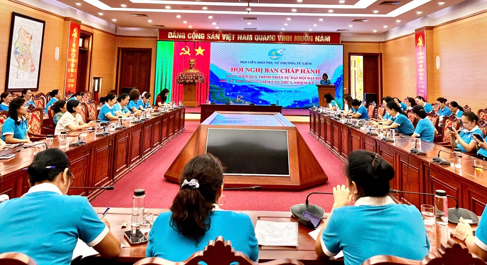 Hội LHPN phường Từ Liêm: Hoàn thành các bước cuối cùng chuẩn bị Đại hội phụ nữ - ảnh 1