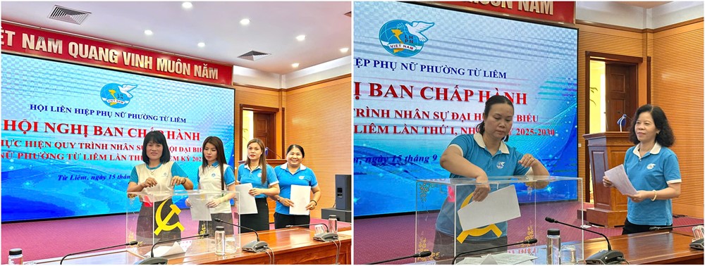 Hội LHPN phường Từ Liêm: Hoàn thành các bước cuối cùng chuẩn bị Đại hội phụ nữ - ảnh 4
