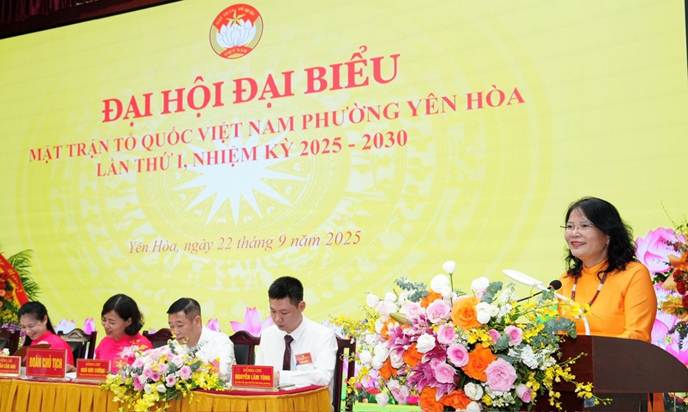 Mặt trận phường Yên Hoà xây dựng 6 chương trình trọng tâm nhiệm kỳ mới - ảnh 2