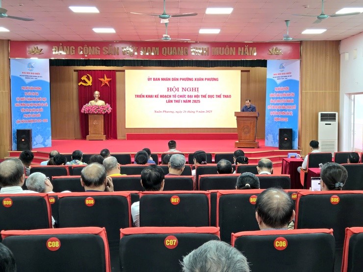 Phường Xuân Phương tổ chức Đại hội Thể dục thể thao lần thứ I - ảnh 1