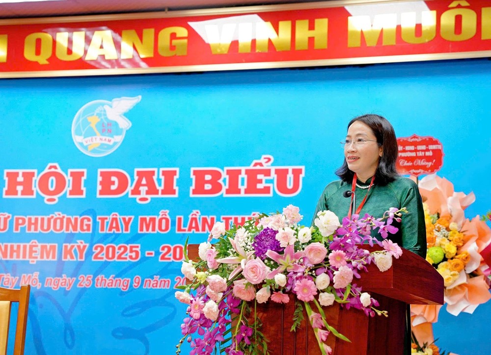 Phụ nữ Tây Mỗ quyết tâm xây dựng tổ chức Hội vững mạnh - ảnh 4